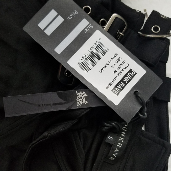 Punk Rave Irregular Midi Skirt - Picture 6 of 7